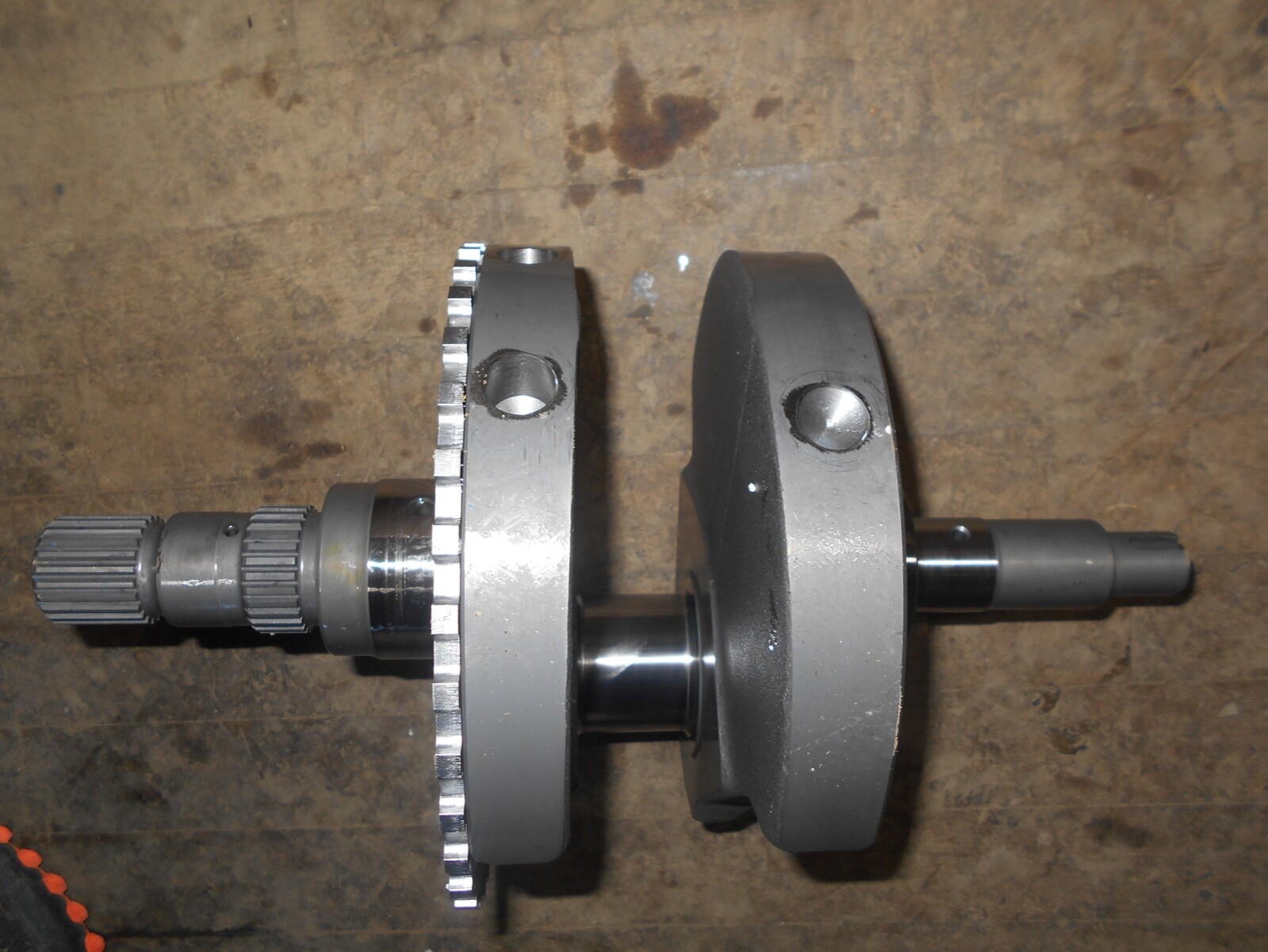 Indian Chief Chieftain Roadmaster Springfield Engine 111 ci Crankshaft Flywheel - Image 2